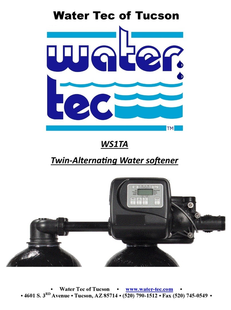 Tucson water tec WS1TA manual