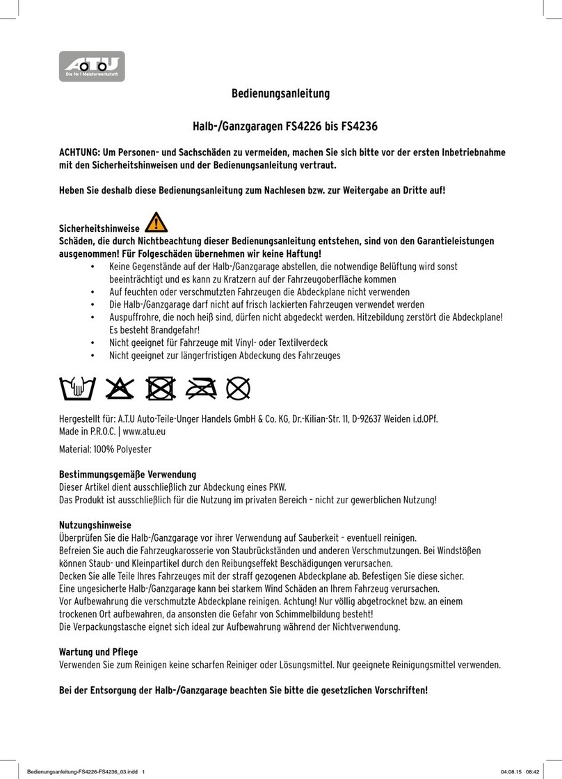A.T.U FS4226 Instructions for use A.T.U FS4226 Instructions for use