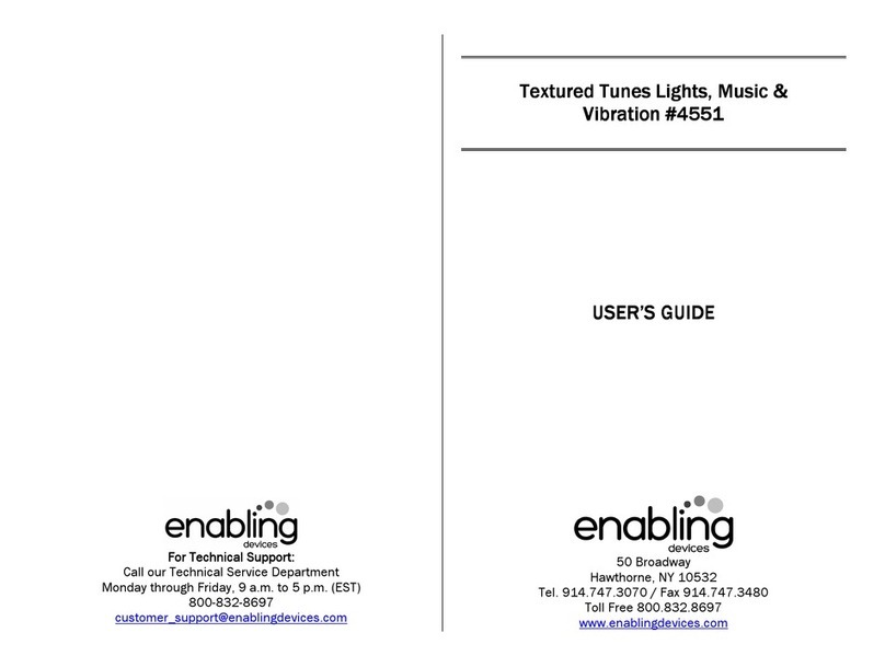 Enabling Devices 4551 User manual Enabling Devices 4551 User manual