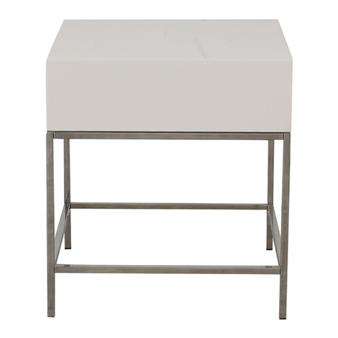 West Elm Industrial Storage Side Table 1981869 User manual West Elm Industrial Storage Side Table 1981869 User manual
