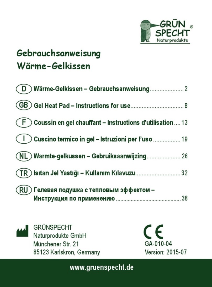 GRÜNSPECHT 109-00 Instructions for use