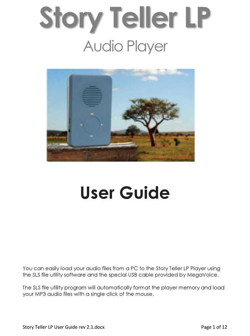 Megavoice Story Teller LP User manual