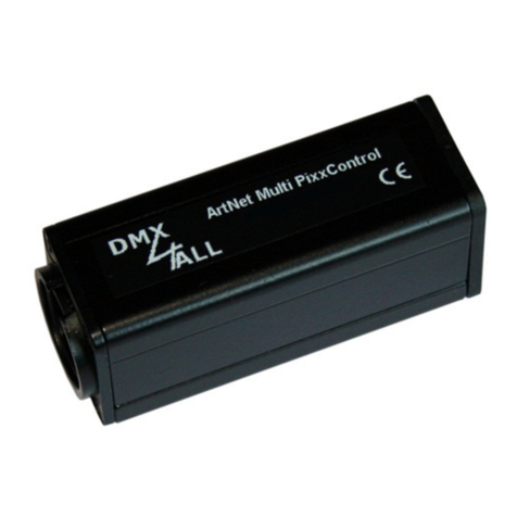 DMX4ALL ArtNet Multi PixxControl User manual DMX4ALL ArtNet Multi PixxControl User manual