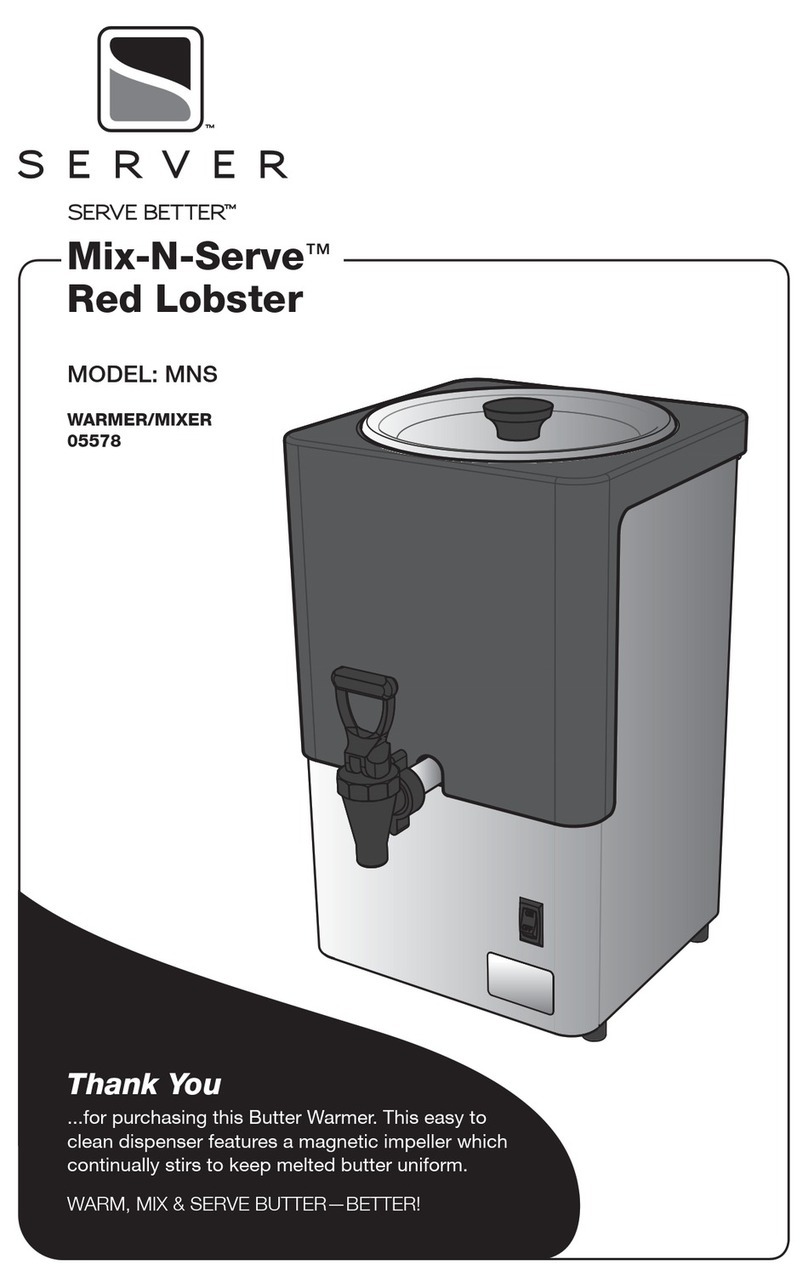 Server Serve Better Mix-N-Serve Red Lobster MNS manual