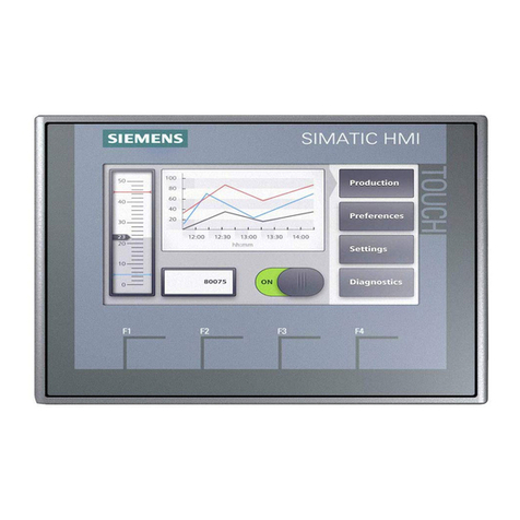 Siemens SIMATIC HMI KTP400 Basic User manual