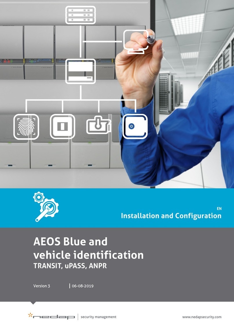 Nedap AEOS Blue Operating and maintenance instructions