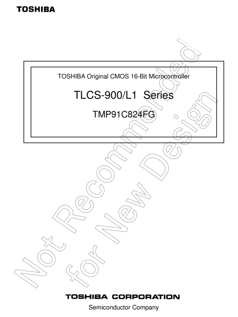 Toshiba TLCS-900/L1 Series User manual Toshiba TLCS-900/L1 Series User manual