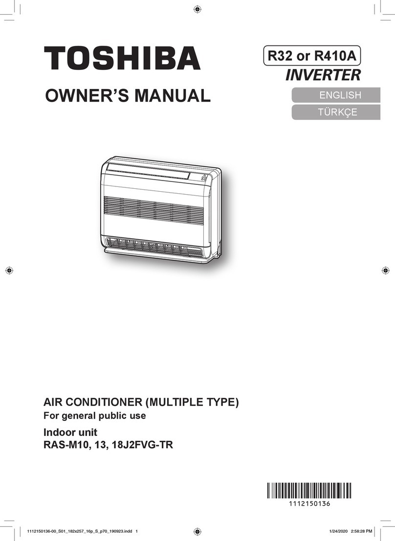 Toshiba RAS-M10J2FVG-TR User manual Toshiba RAS-M10J2FVG-TR User manual