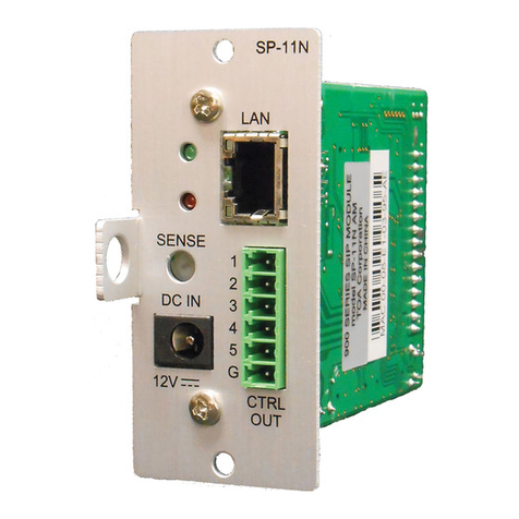 Toa SP-11N User manual