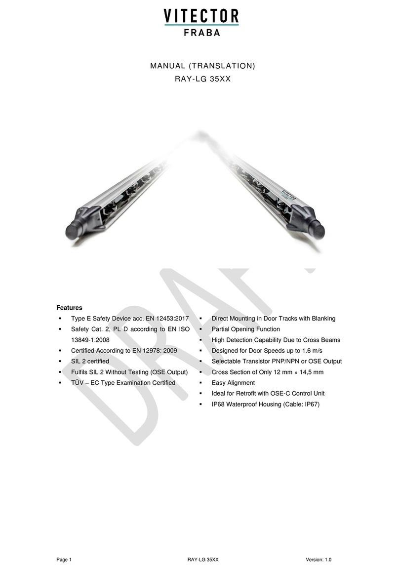VITECTOR FRABA RAY-LG 35 Series manual