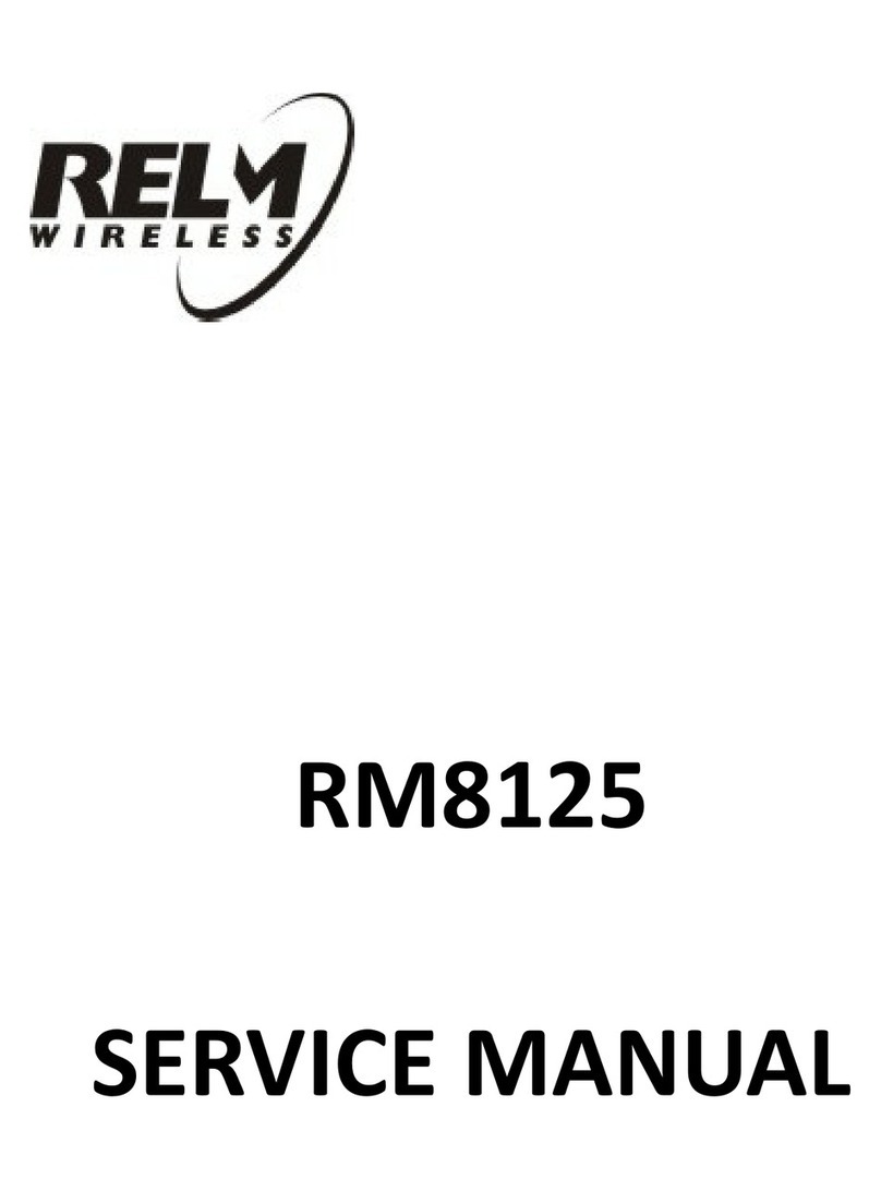 RELM RM8125 Series User manual