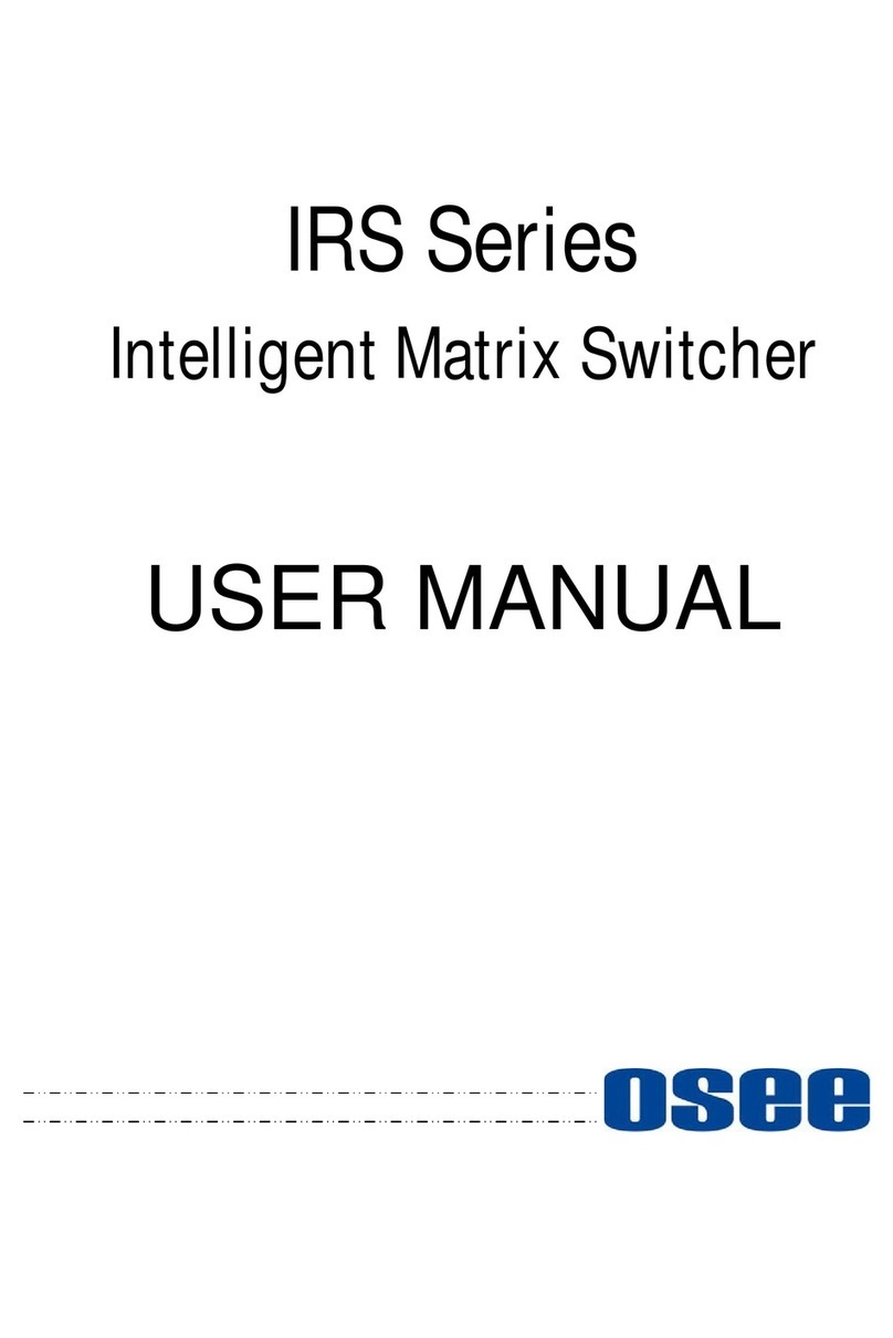OSEE IRS Series user manual