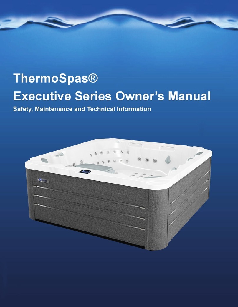 ThermoSpas Executive Series owner's manual