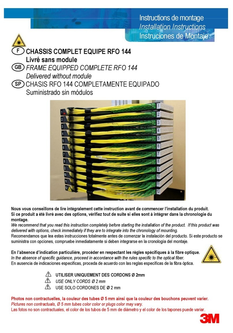 3M RFO 144 User manual