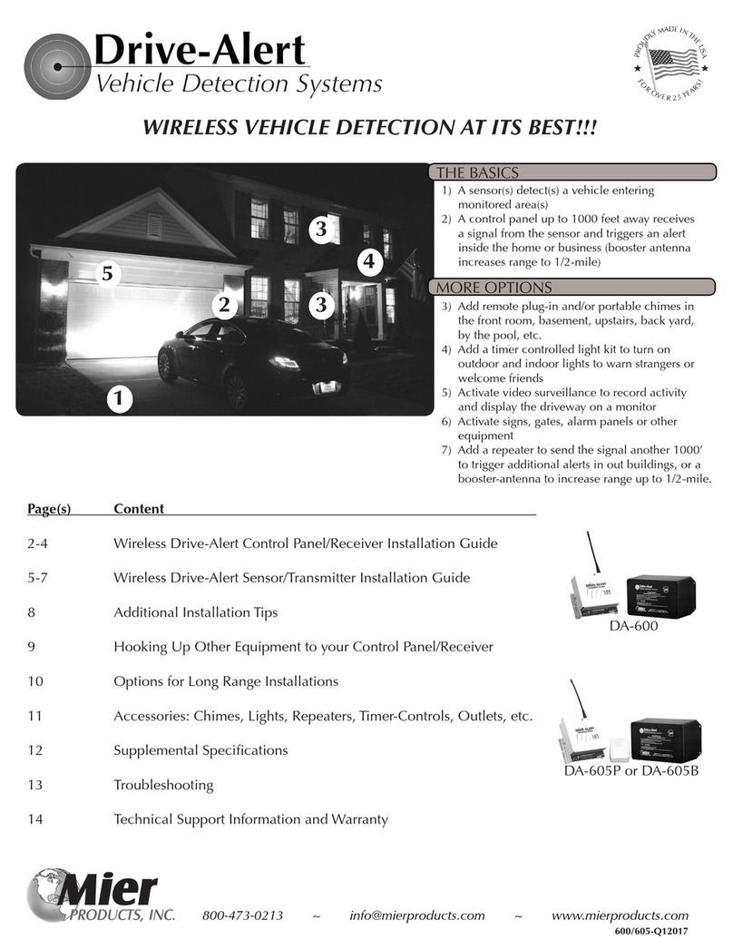 Mier products DA-600 manual