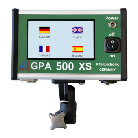 KTS-Electronic GPA 500 XS manual