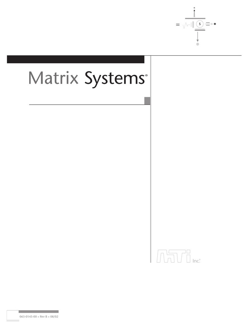 M-TI Matrix System Series manual