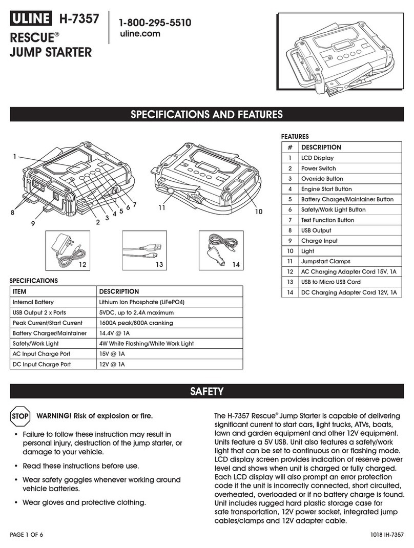 U-Line RESCUE H-7357 manual