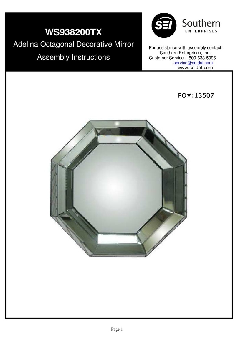 Southern Enterprises Adelina WS938200TX Assembly instructions