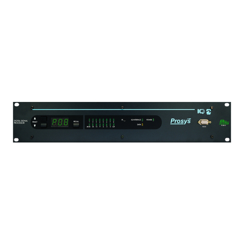 BSS Audio Prosys PS-8810 user manual