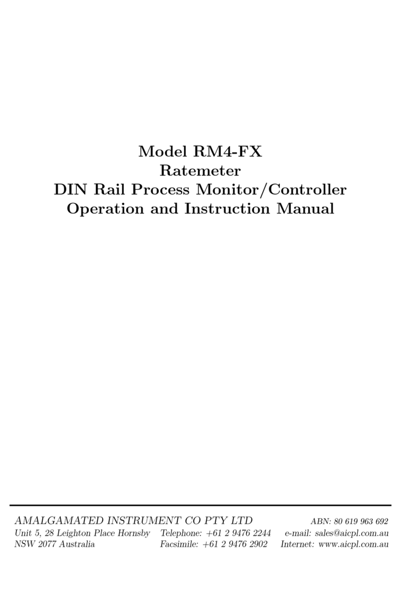 AMALGAMATED INSTRUMENT RM4-FX Guide