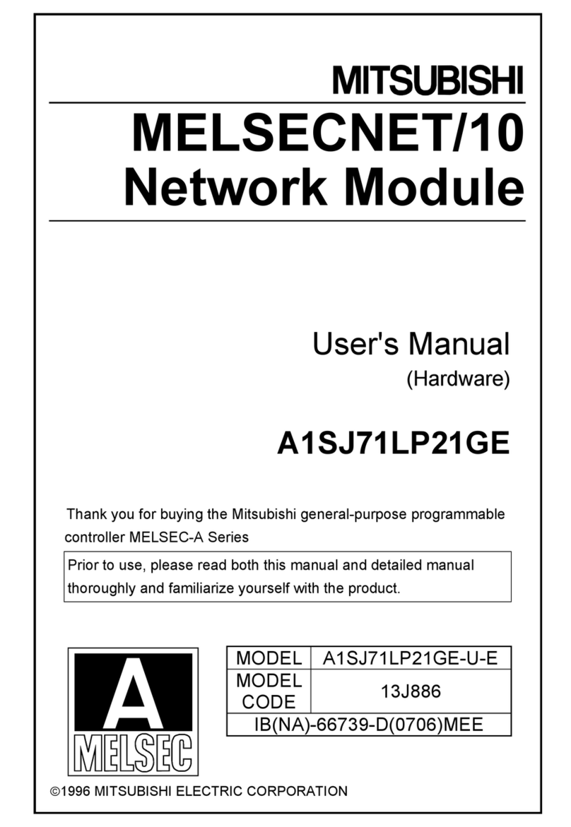 Mitsubishi MELSEC-A series User manual