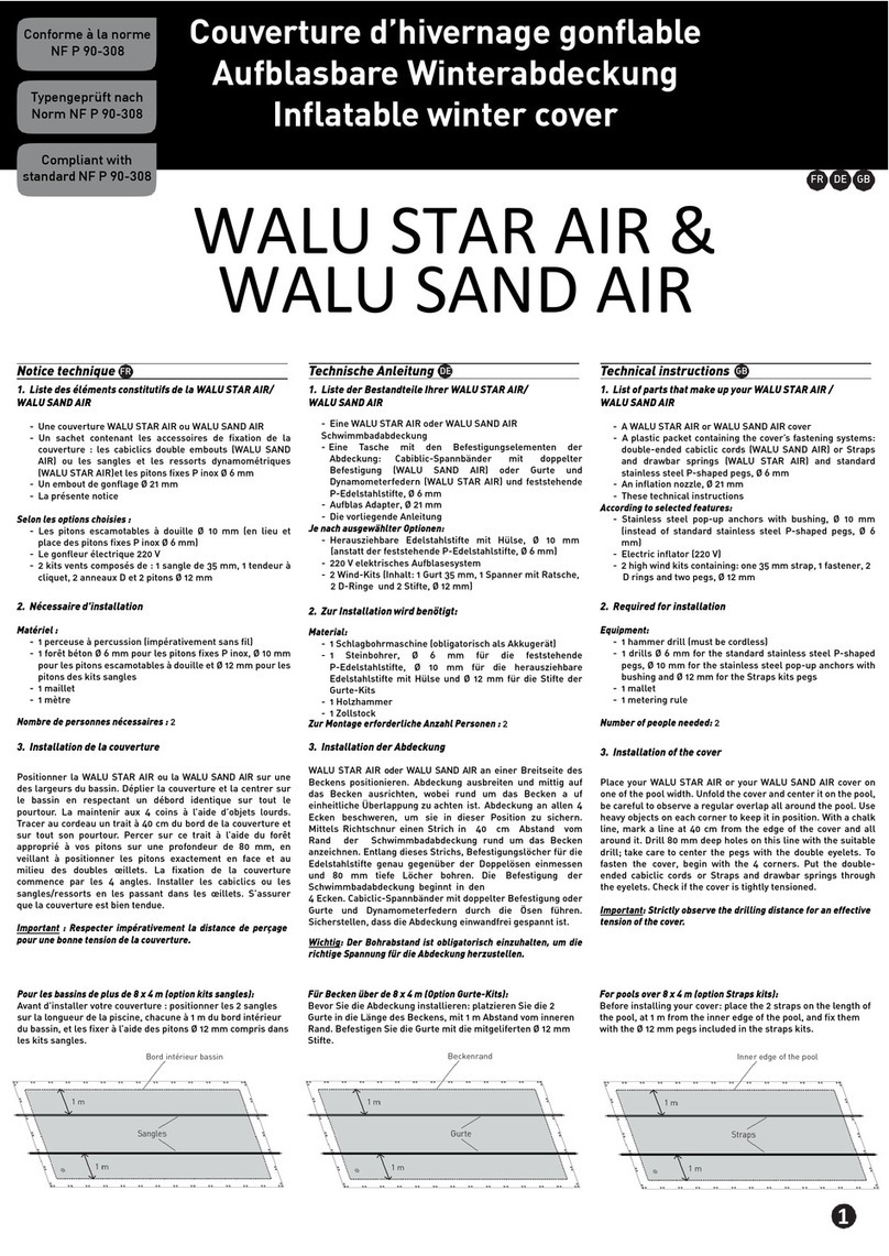 WALU STAR AIR Technical instructions