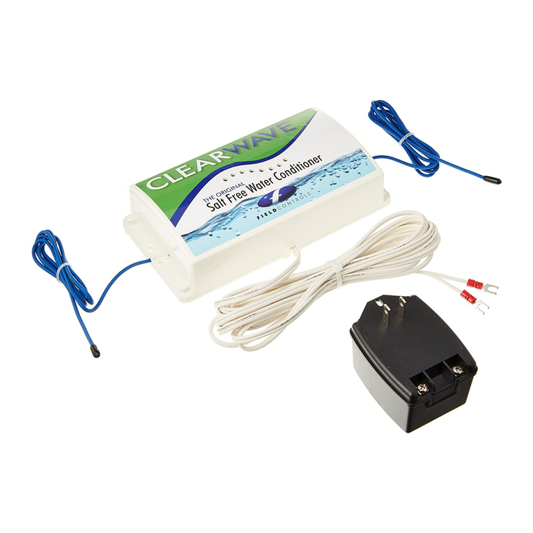 Field Controls CLEARWAVE CW-125 Installation and maintenance manual