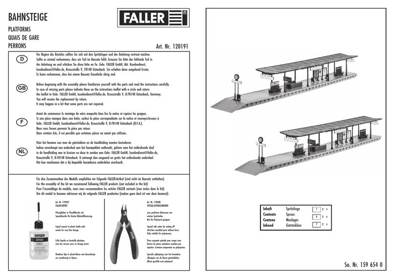 Faller 120191 User manual