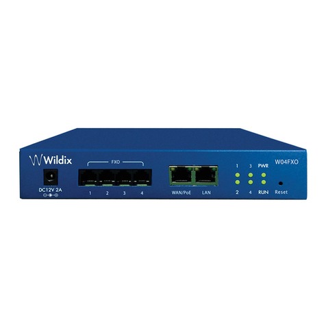 Wildix W04FXO Quick installation guide