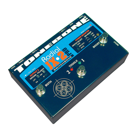Radial Engineering Tonebone JX-2 Switchbone user guide