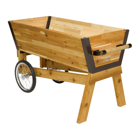 Gardeners Elevated Rolling U-Garden manual