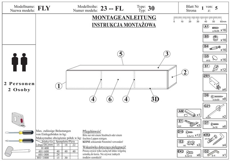 ASM FLY 23 FL 30 User manual
