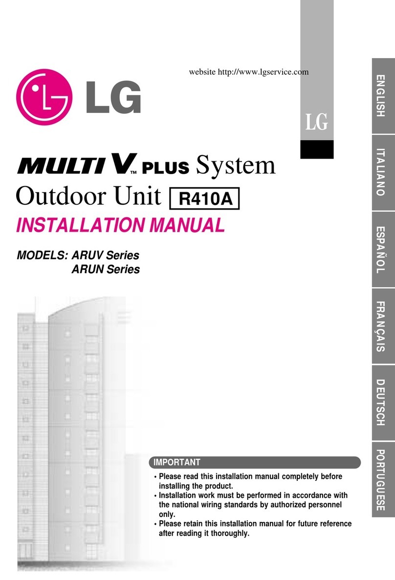 LG MULTI V PLUS ARUV Series User manual