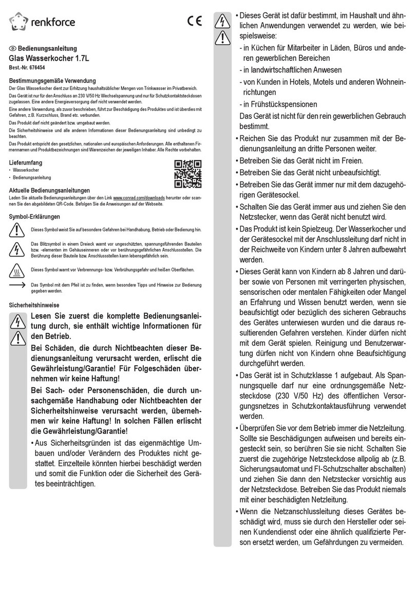 Renkforce 676454 operating instructions