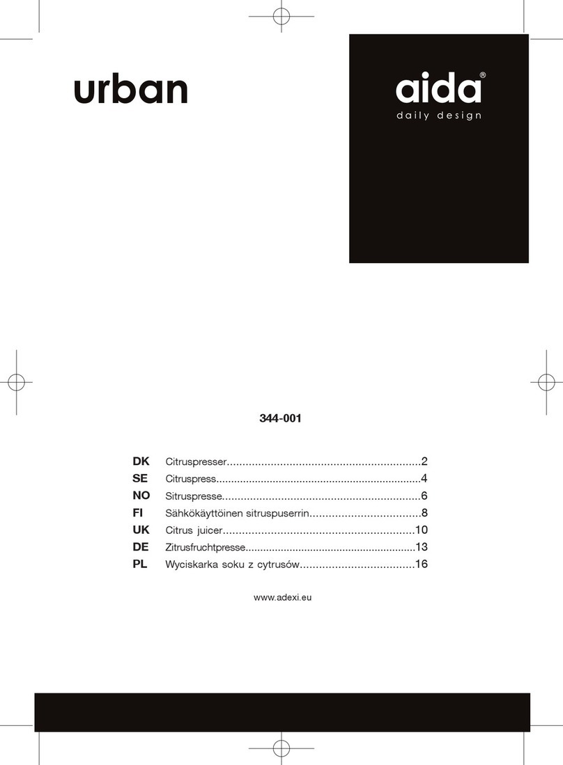 AIDA urban 344-001 manual