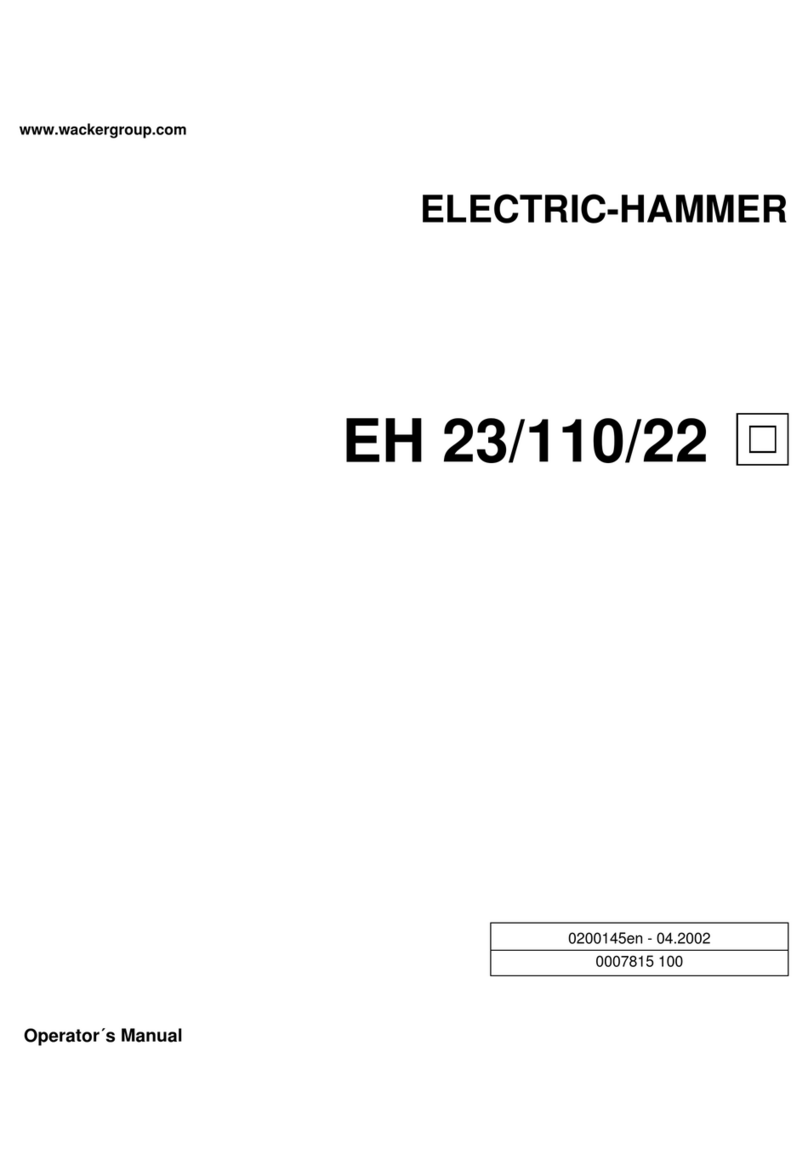WACKER Group EH 23/110/22 Operator's manual
