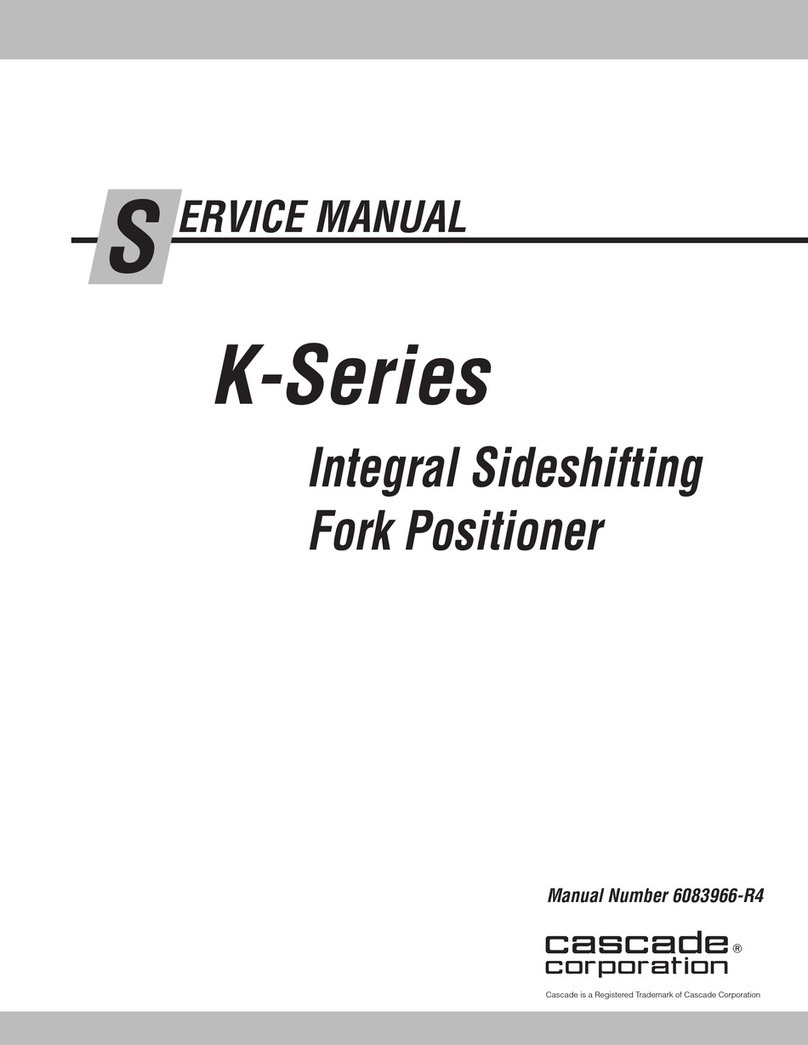 cascade corporation K Series User manual