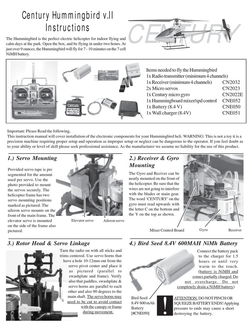 Century Hummingbird v.II instructions