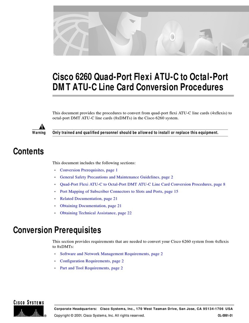 Cisco 6260 User manual