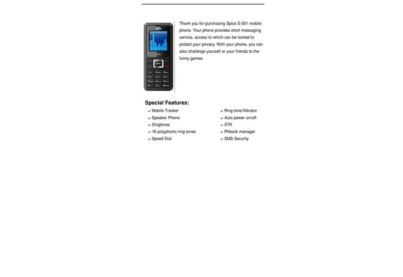 Spice S-501 User manual Spice S-501 User manual