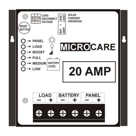 Microcare 10 Amp user manual Microcare 10 Amp user manual