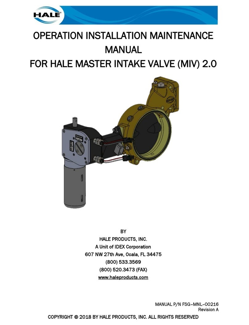 Idex HALE MIV 2.0 Operation, installation, and maintenance manual Idex HALE MIV 2.0 Operation, installation, and maintenance manual
