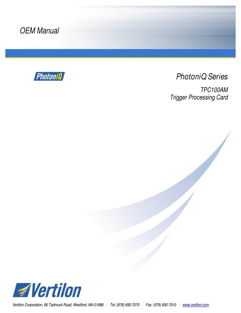 Vertilon PhotoniQ Series Oem manual