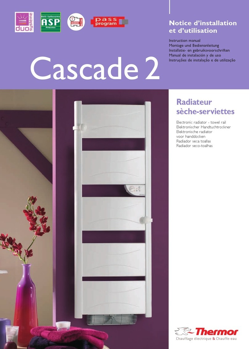 Thermor Cascade 2 instruction manual Thermor Cascade 2 instruction manual