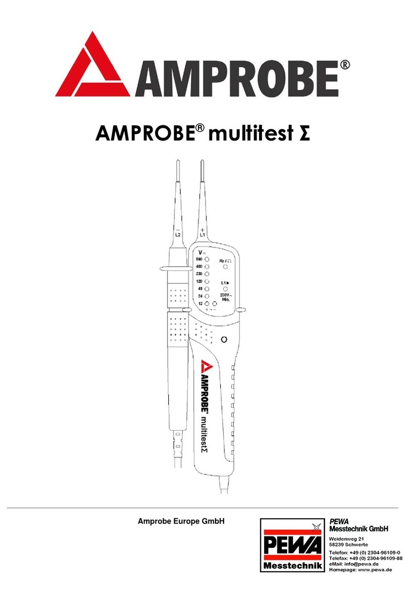 PEWA AMPROBE multitest S User manual