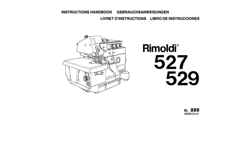 Rockwell international Rimoldi 527 Instruction handbook