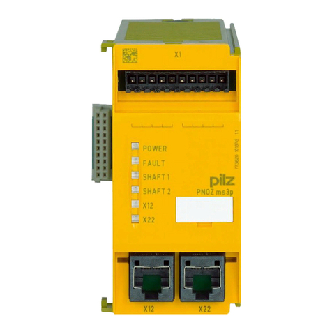 Pilz PNOZ ms3p User manual