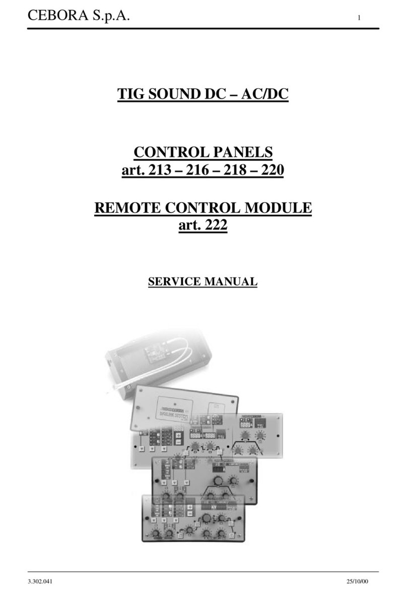 Cebora 222 Service manual
