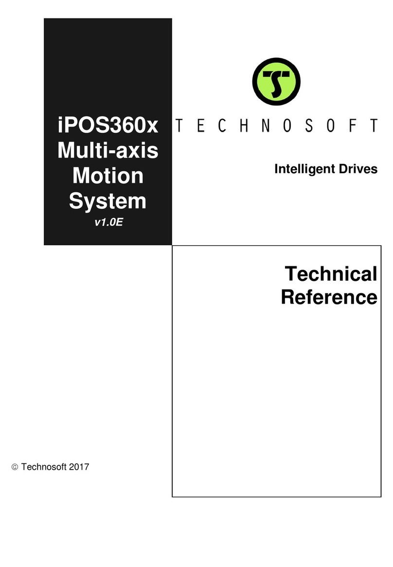 Technosoft iPOS360 VX-CAN Series Use and care manual
